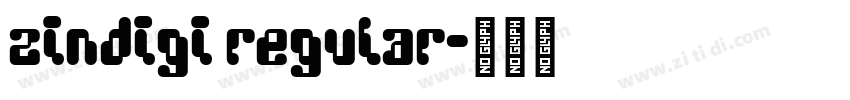 zinDigi Regular字体转换